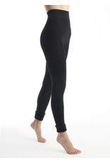 Lemon Lemon - Faux fur lined leggings (black)