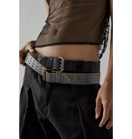 Free people Free People - Triple Threat leather belt (black)