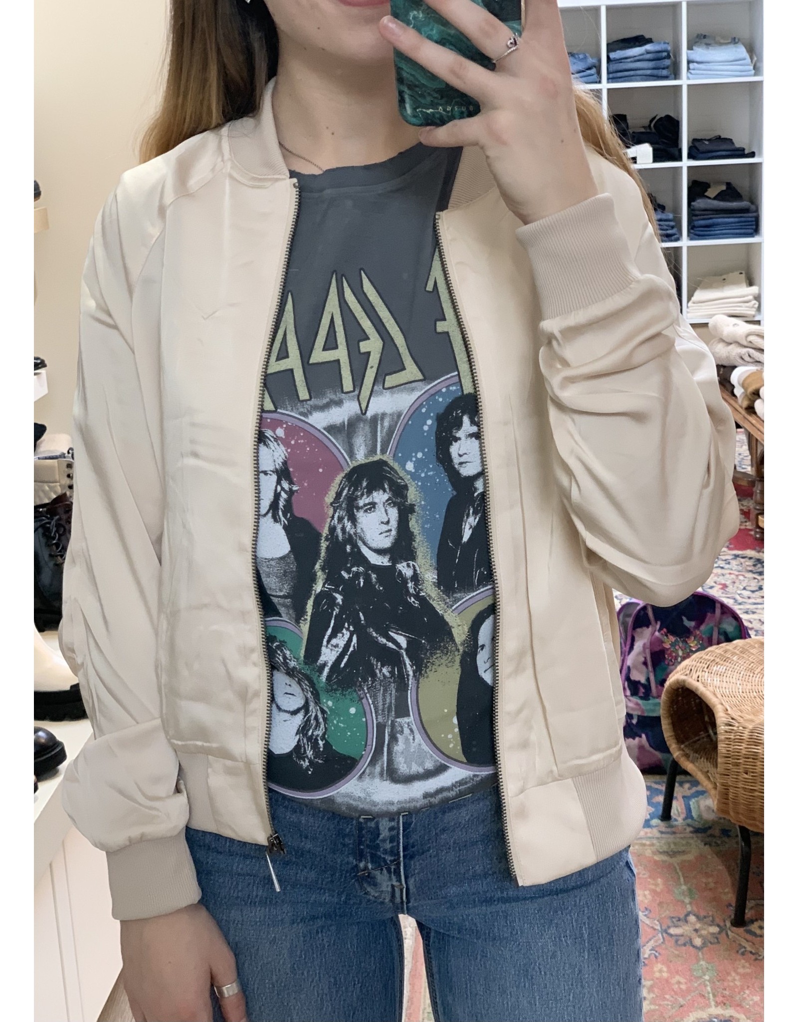 RD Style RD Style - Bobbie bomber jacket (champagne)