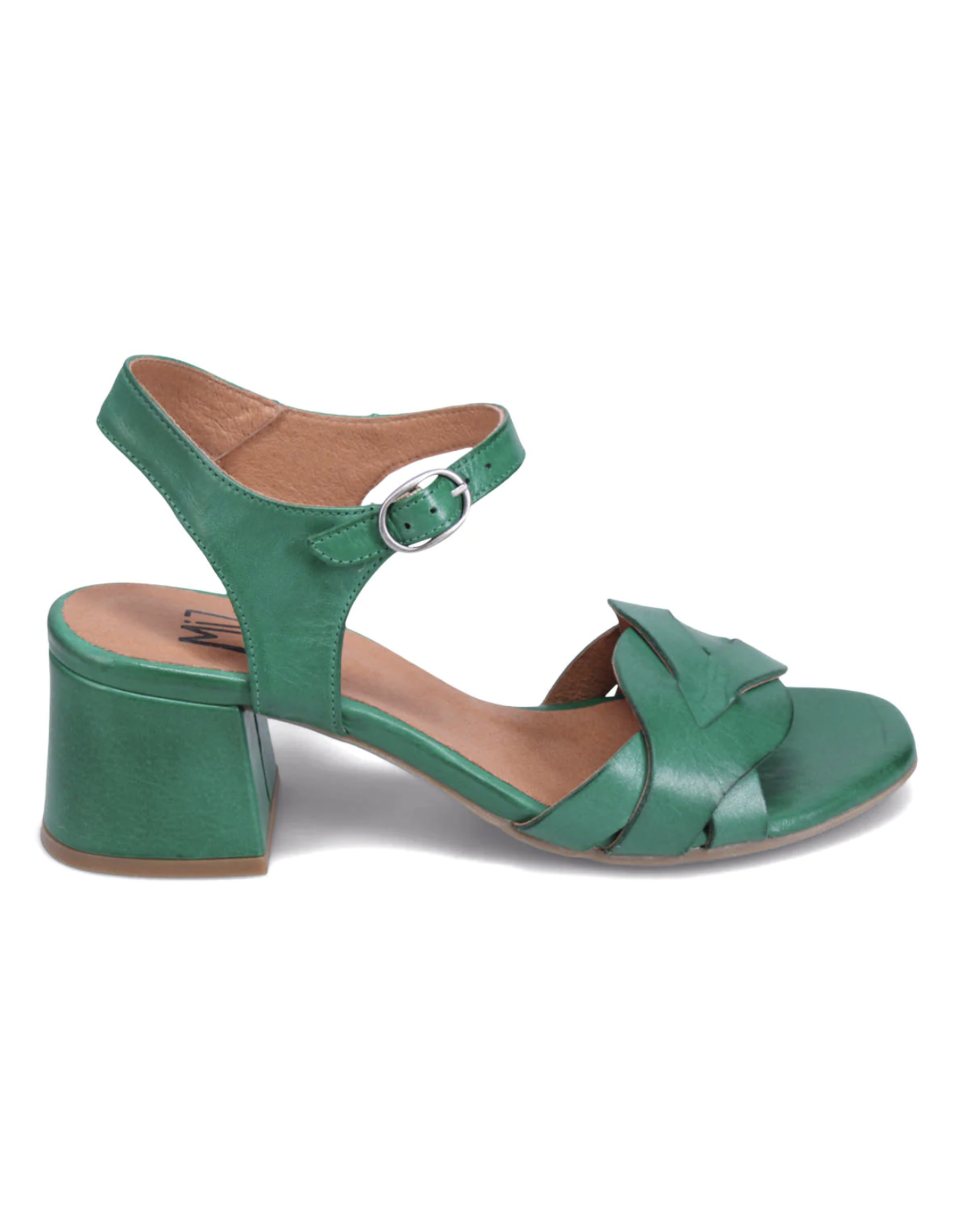 Miz Mooz Miz Mooz - Brogan heeled sandal (emerald)