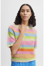 b.young b.young - Martine striped pullover (begonia pink)
