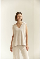 Mus & BomBon Mus & BomBon - Clico sleeveless knit top (beige)