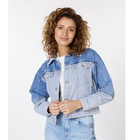 EsQualo EsQualo - Contrast denim jacket