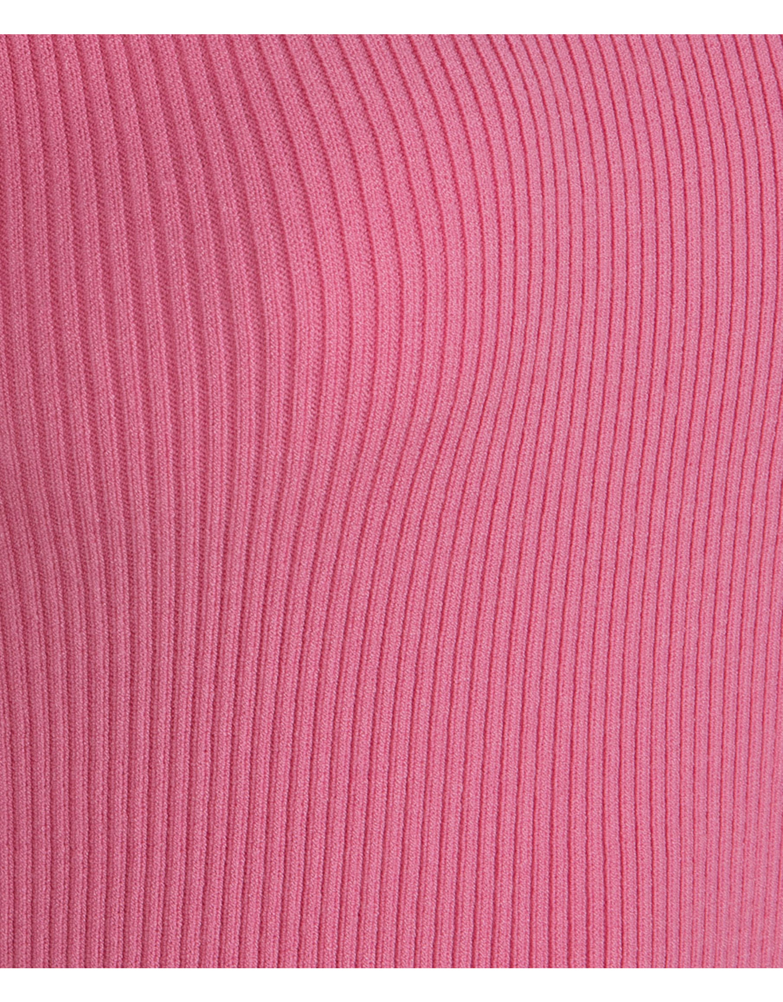 EsQualo EsQualo - Sweater CB open rib pink