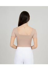 RD Style RD Style - Stacy square neckline bodysuit (champagne)