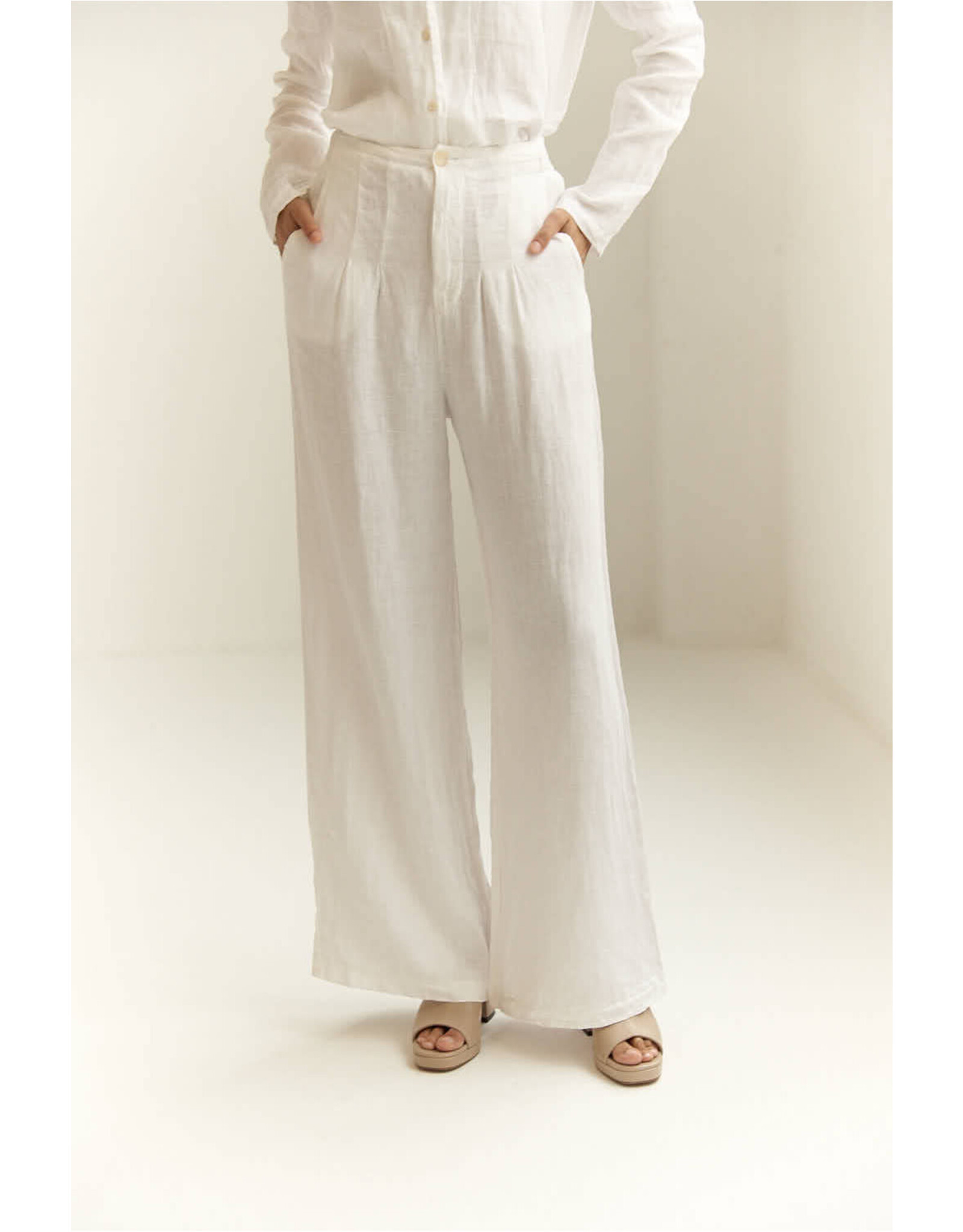 Mus & BomBon Mus & BomBon - Bonelio pants (white)