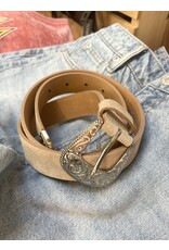 Medike Landes Medike Landes - Candace leather belt (beige)