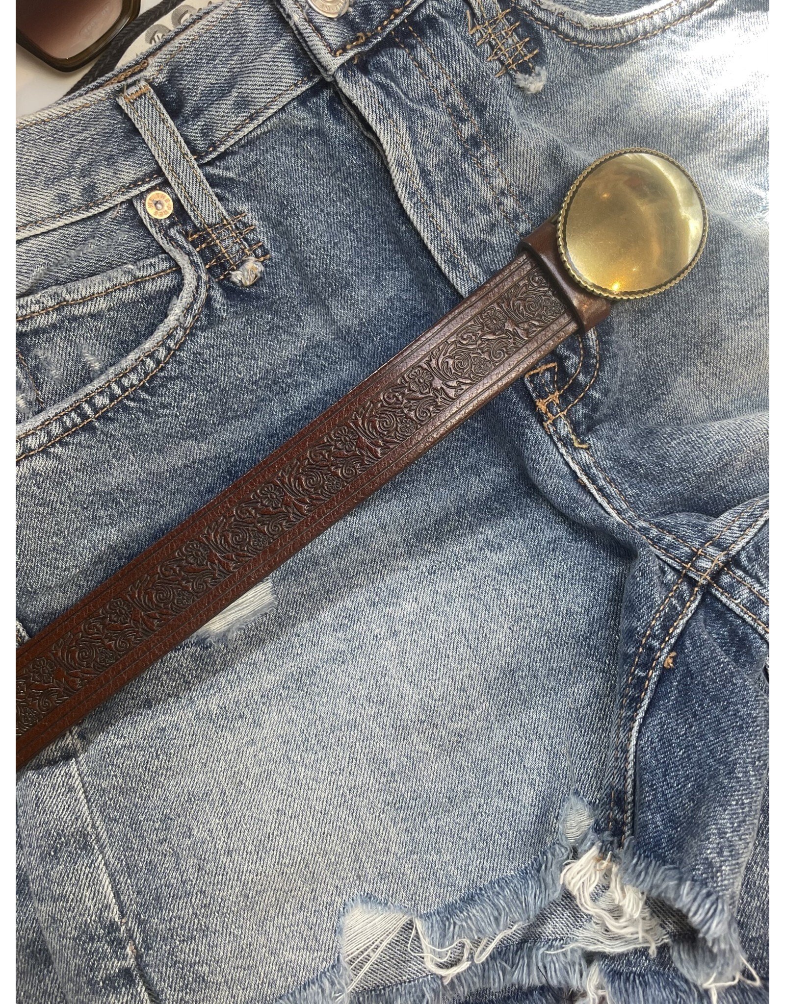 Medike Landes Medike Landes - Casey brown leather belt