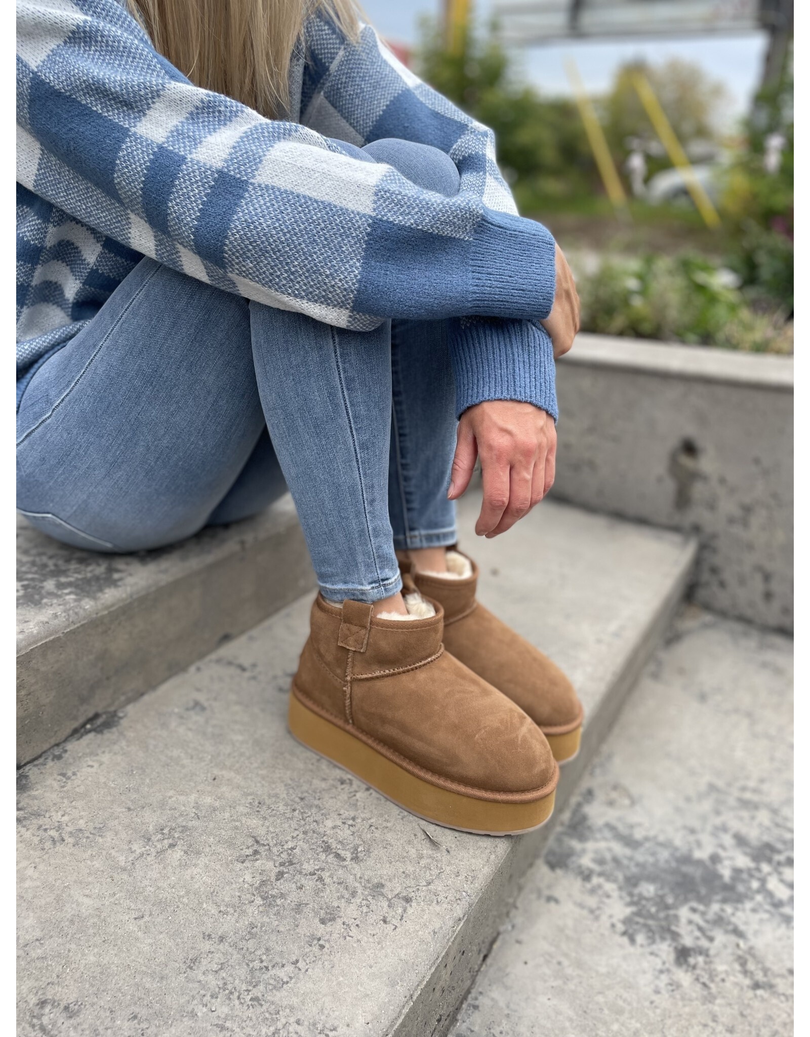 Emu Australia EMU - Water resistant Foy flatform micro (chestnut)