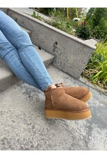 Emu Australia EMU - Water resistant Foy flatform micro (chestnut)