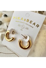 Pika & Bear Pika & Bear- Mayari 20mm Chunky Hoops - Gold