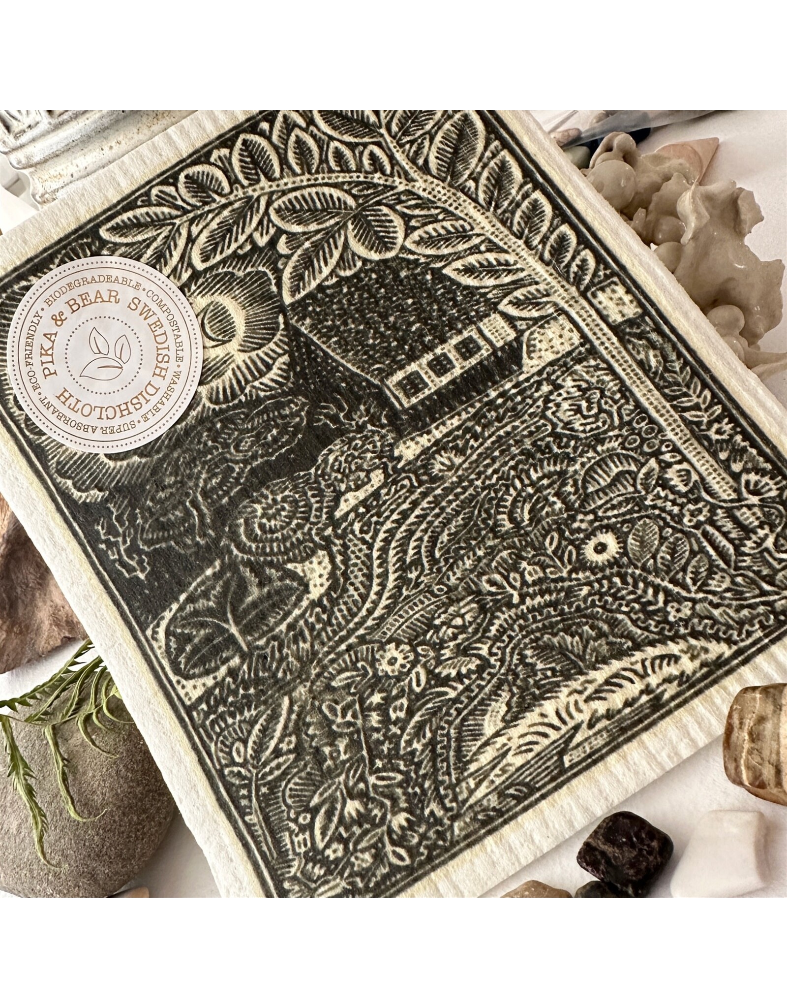 Pika & Bear Pika & Bear- Waldhaus Cabin Design Swedish Dishcloth