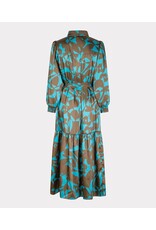 EsQualo EsQualo - Belted tea length dress (expressive roots)