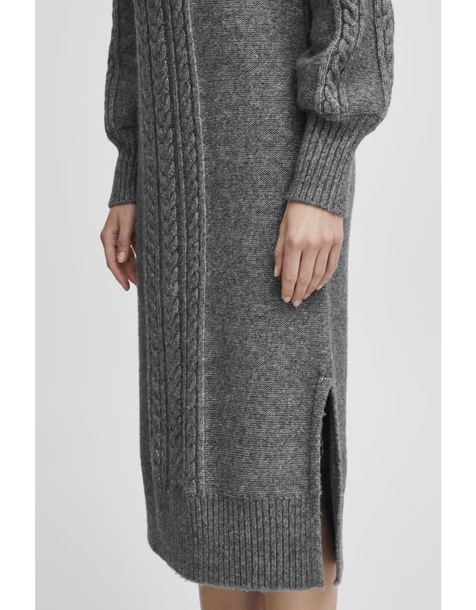 b.young b.young - Mania dress (mid grey melange)