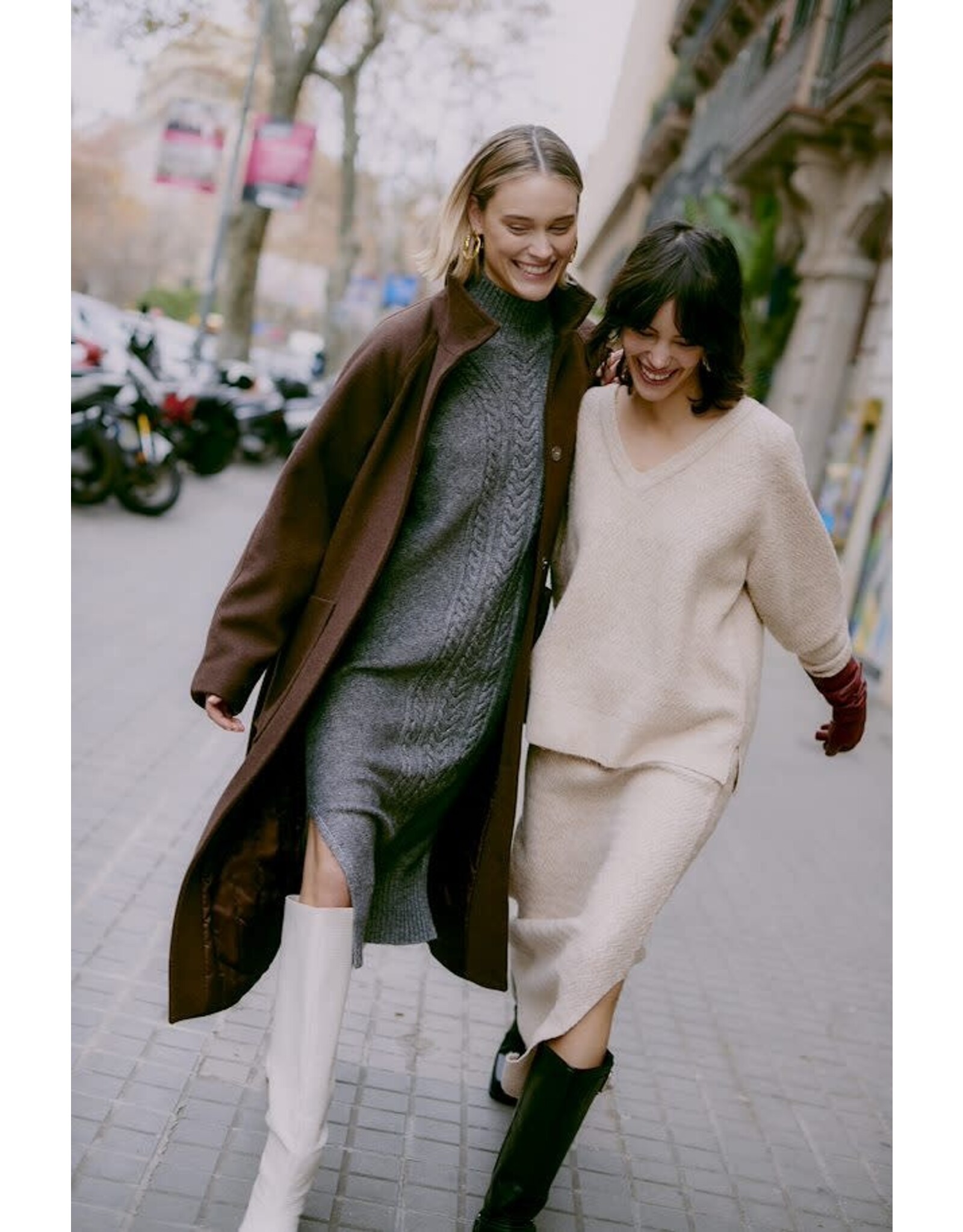 b.young b.young - Mania dress (mid grey melange)