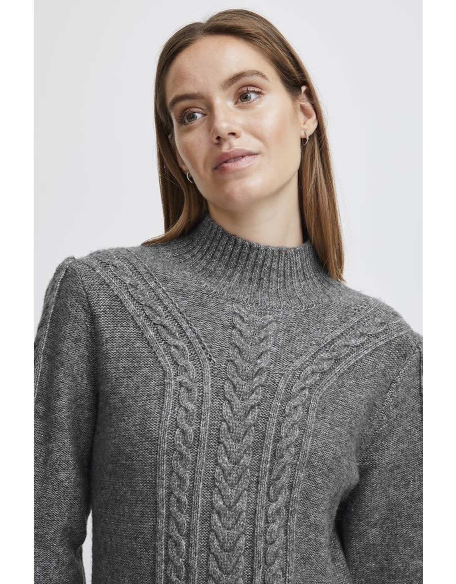 b.young b.young - Mania dress (mid grey melange)