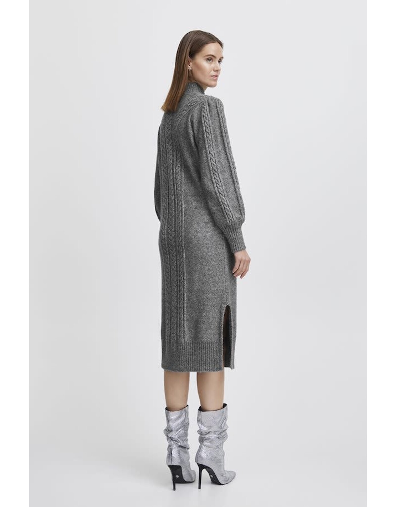 b.young b.young - Mania dress (mid grey melange)
