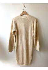Papillon Papillon - Knit henley sweater dress (cream)