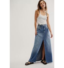 Free people Free People - Come As You Are Denim Maxi (Sapphire)