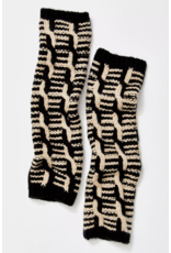 Free people Free People - Mariella arm warmers (black / tan)