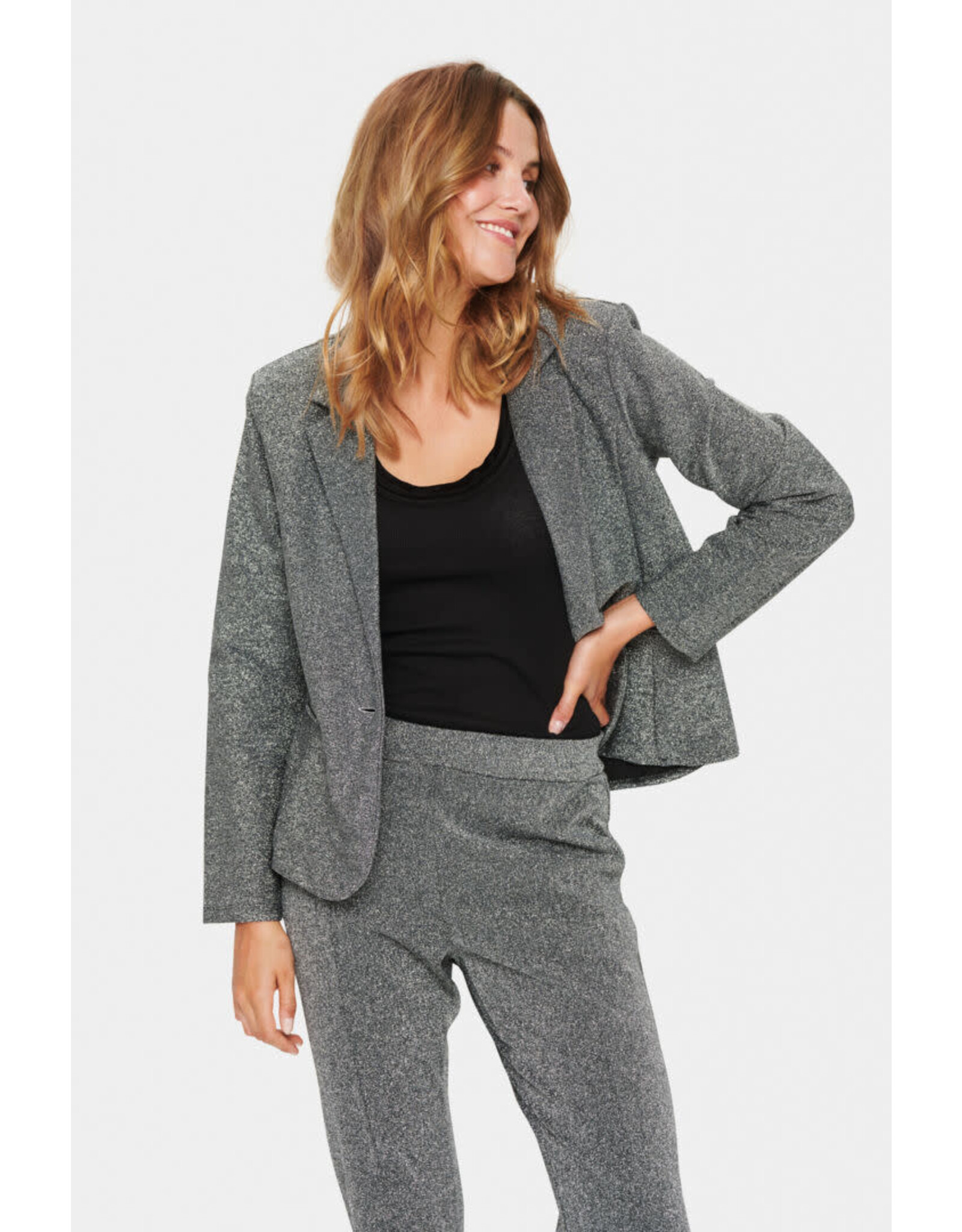 Saint Tropez Saint - Ribba pants (silver)