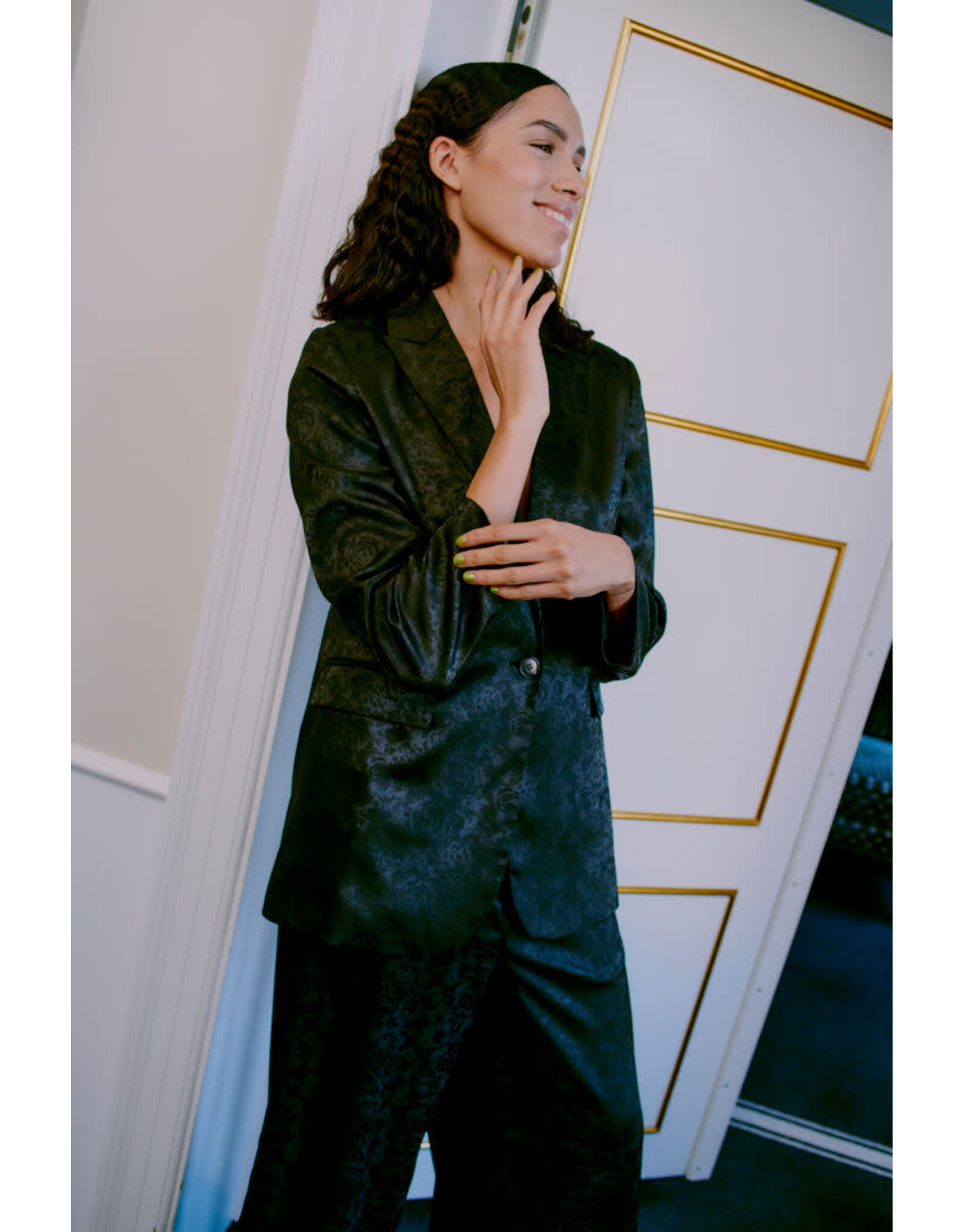 b.young b.young - Stella pants - Jaquard (black)