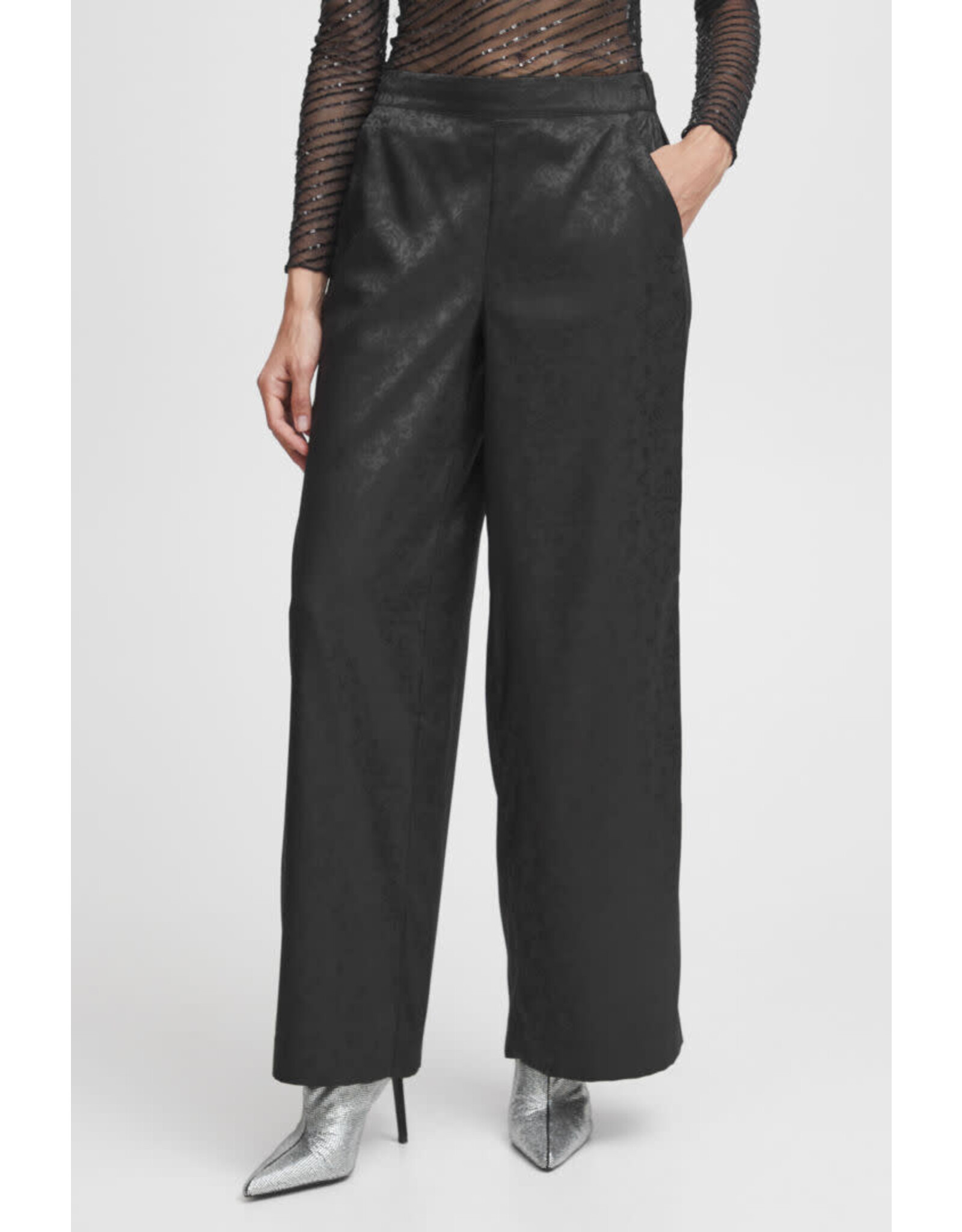 b.young b.young - Stella pants - Jaquard (black)