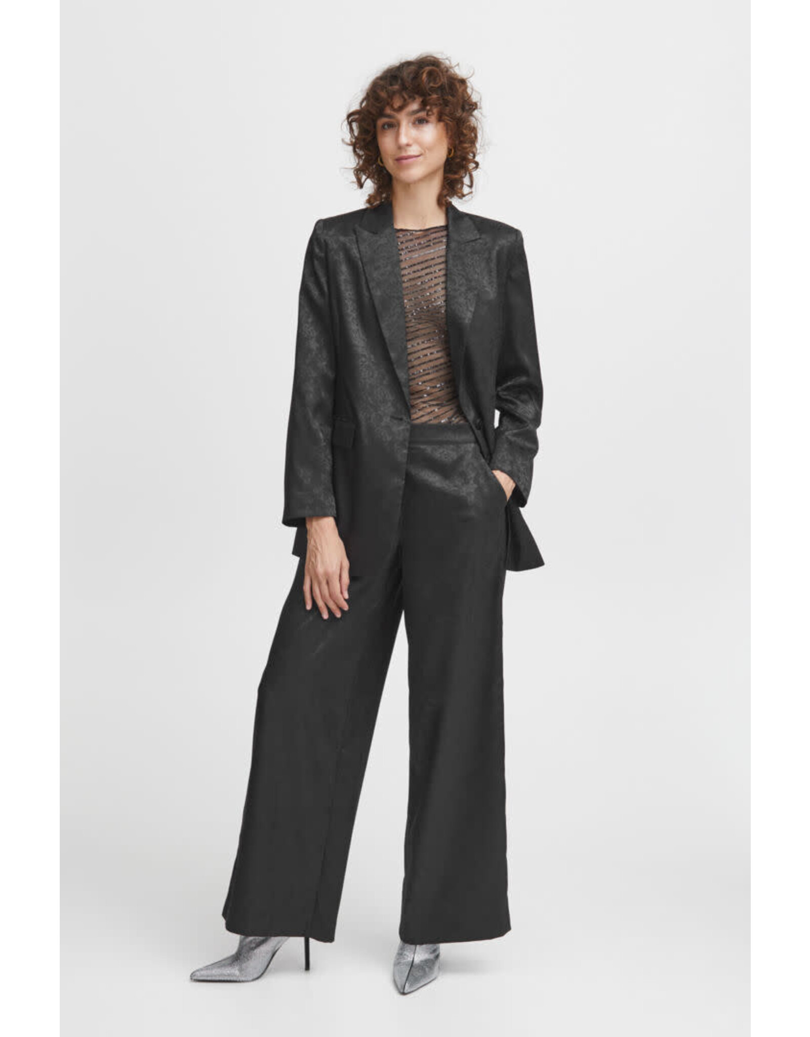 b.young b.young - Stella pants - Jaquard (black)