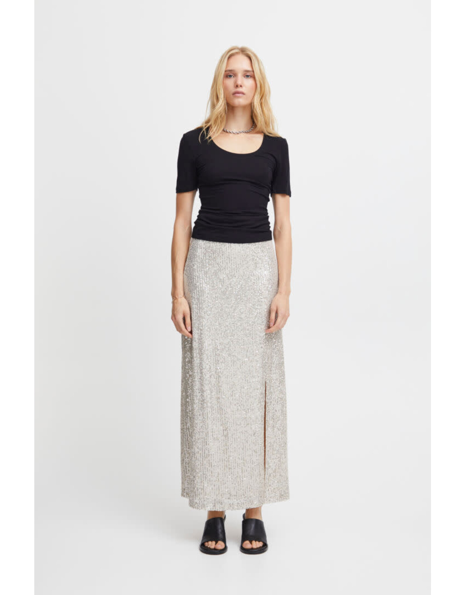 ICHI ICHI - Fauci maxi skirt (frosted almond)