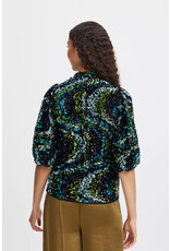 b.young b.young - Samio blouse - Sequince (black mix)