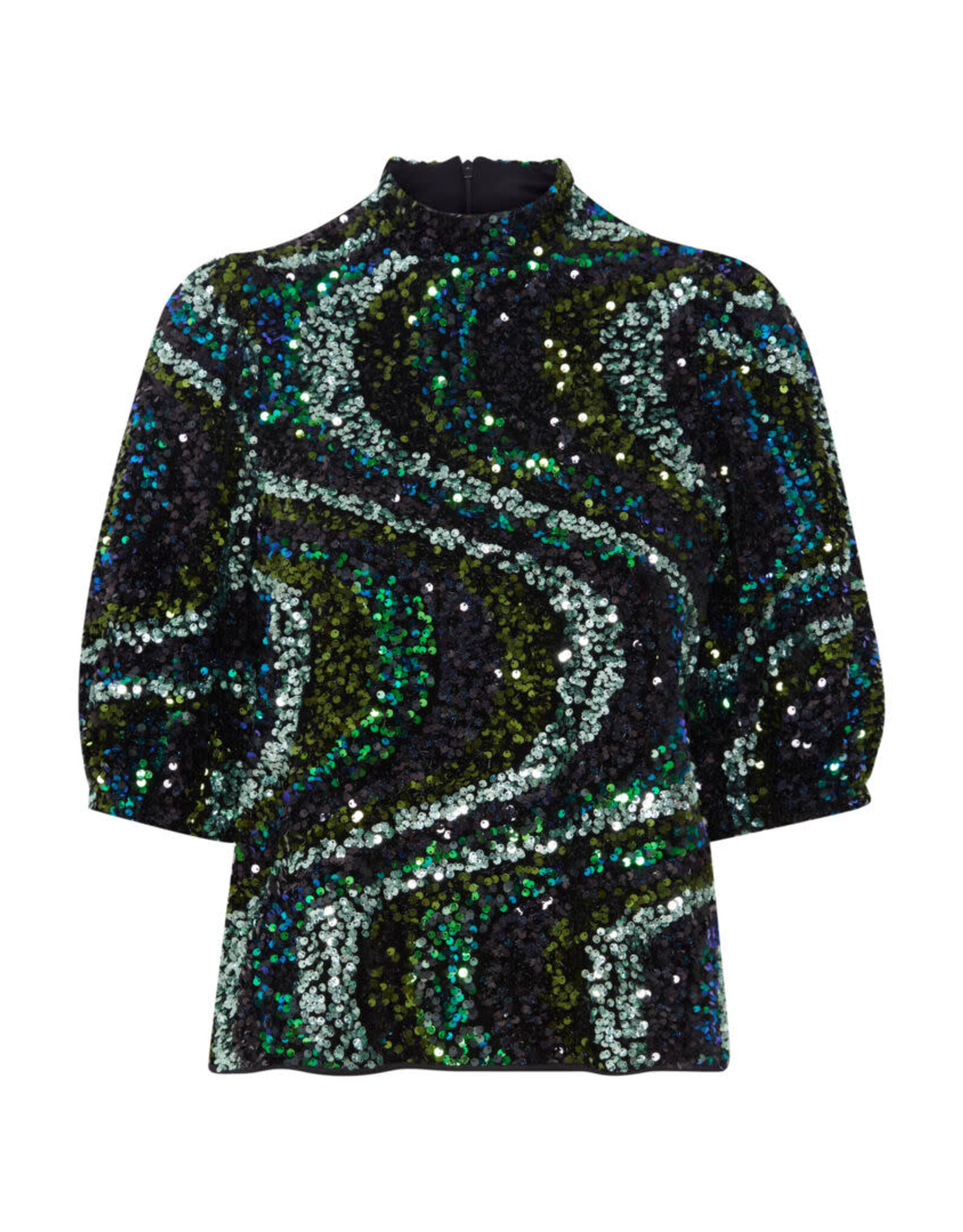 b.young b.young - Samio blouse - Sequince (black mix)