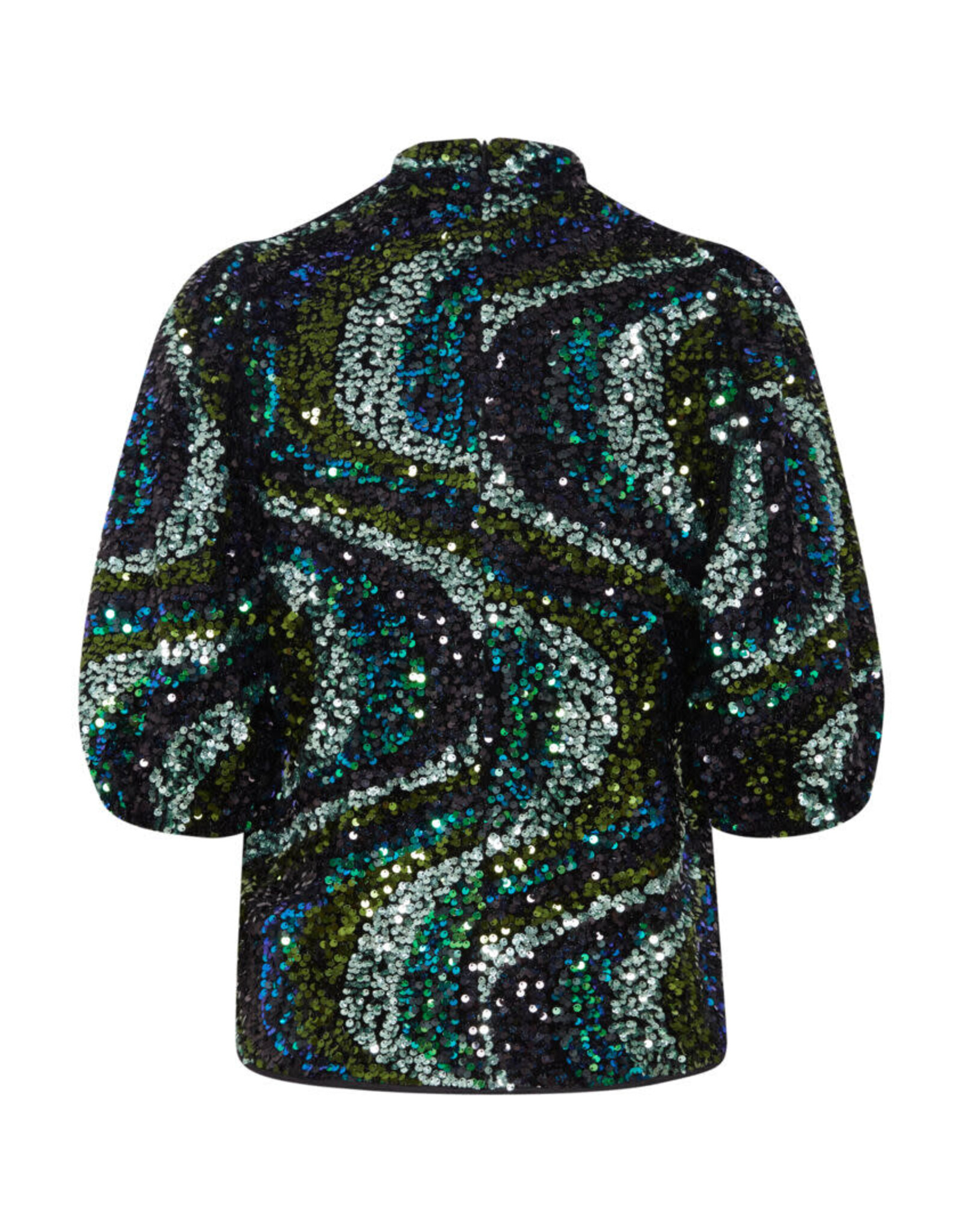 b.young b.young - Samio blouse - Sequince (black mix)