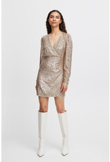 b.young b.young - Solia wrap dress (cement)