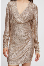 b.young b.young - Solia wrap dress (cement)