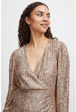 b.young b.young - Solia wrap dress (cement)