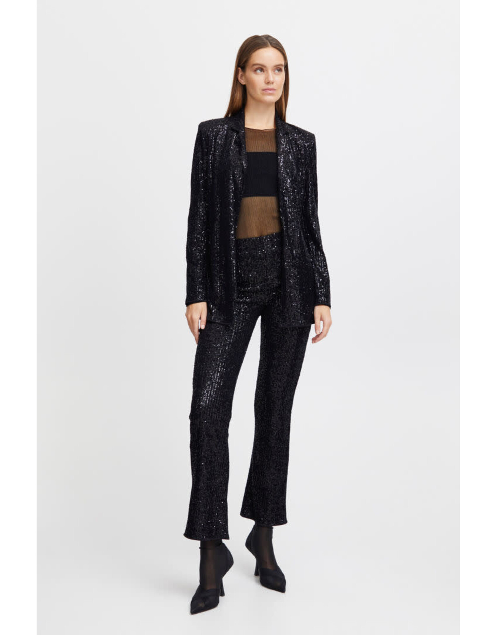 b.young b.young - Solia pants - Sequince (black)