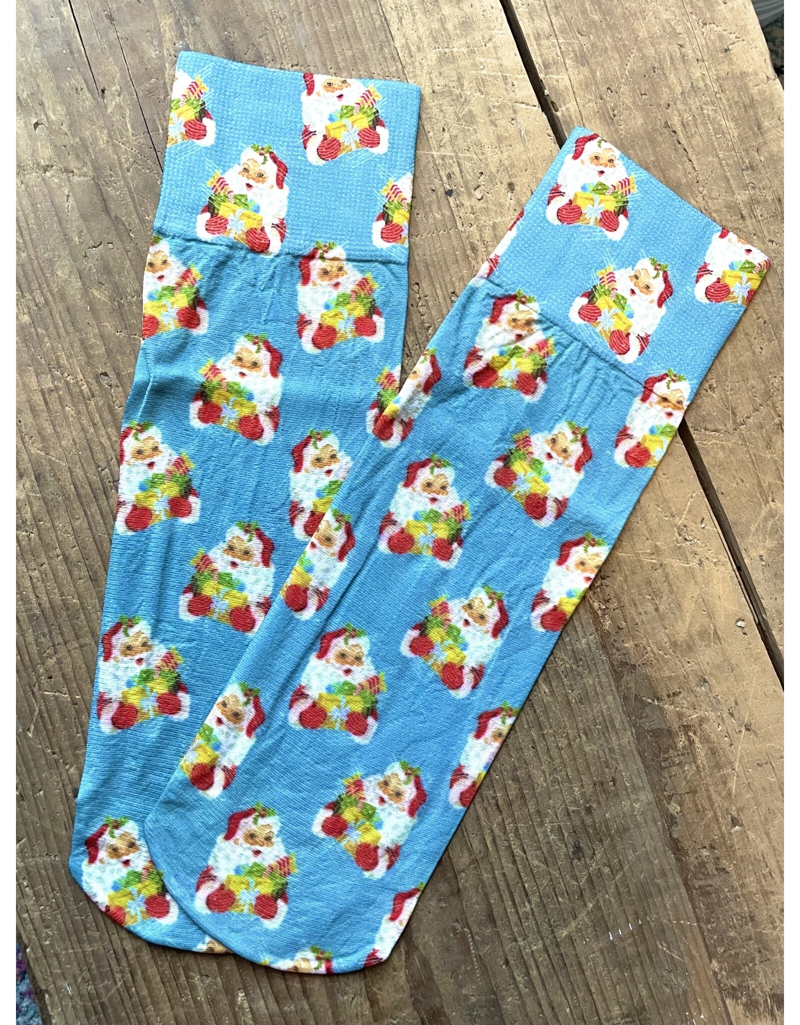 Celeste Stein - Vintage Santa anklet sock