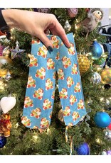 Celeste Stein - Vintage Santa anklet sock