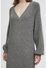 b.young b.young - Martha long dress (mid grey melange)