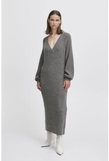 b.young b.young - Martha long dress (mid grey melange)