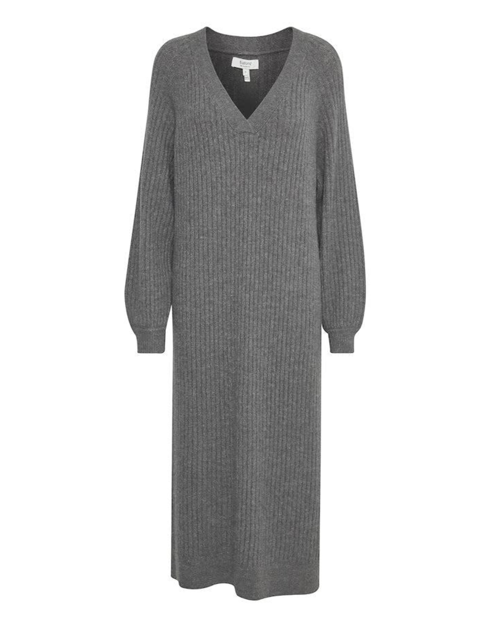 b.young b.young - Martha long dress (mid grey melange)
