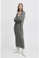 b.young b.young - Martha long dress (mid grey melange)