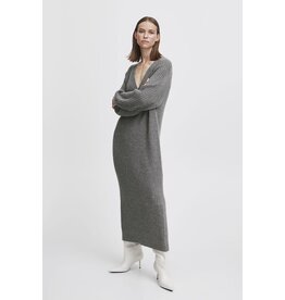 b.young b.young - Martha long dress (mid grey melange)