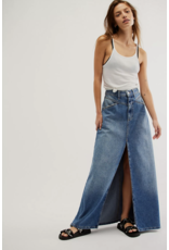 Free people Free People - Come As You Are Denim Maxi (Sapphire)