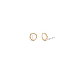 Laughing Sparrow Laughing Sparrow - Tiny Gold Fill Circle Studs