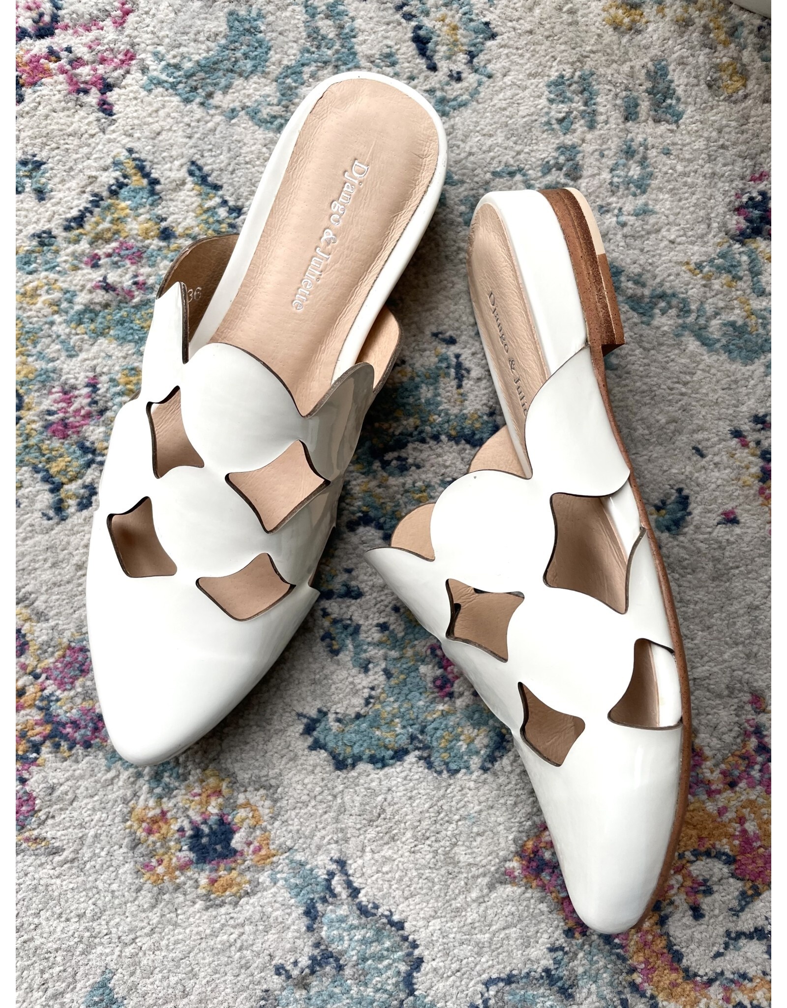 Django and Juliette Django & Juliette - Forli (Ivory patent leather)