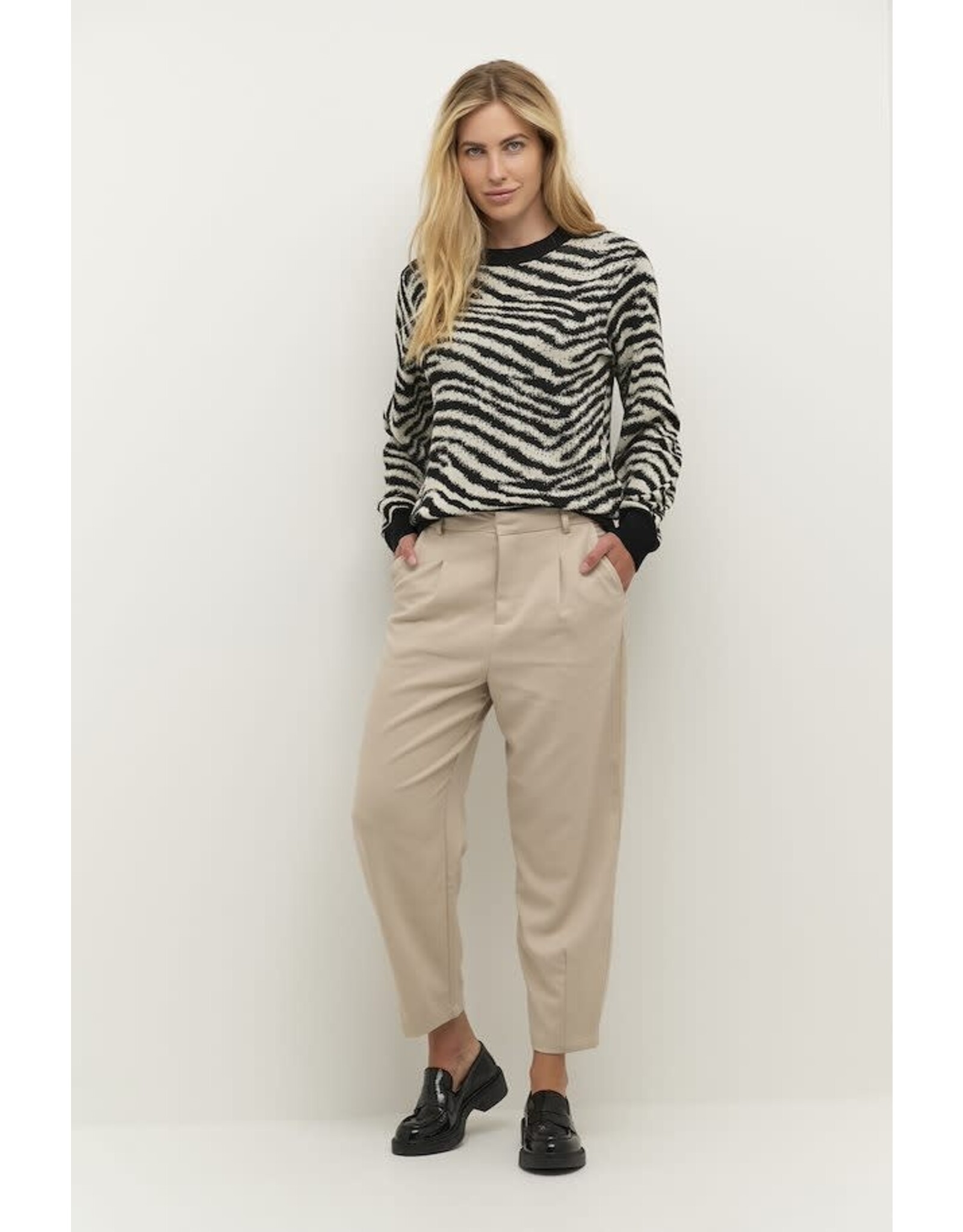 Kaffe Kaffe - Merle pants (feather grey)