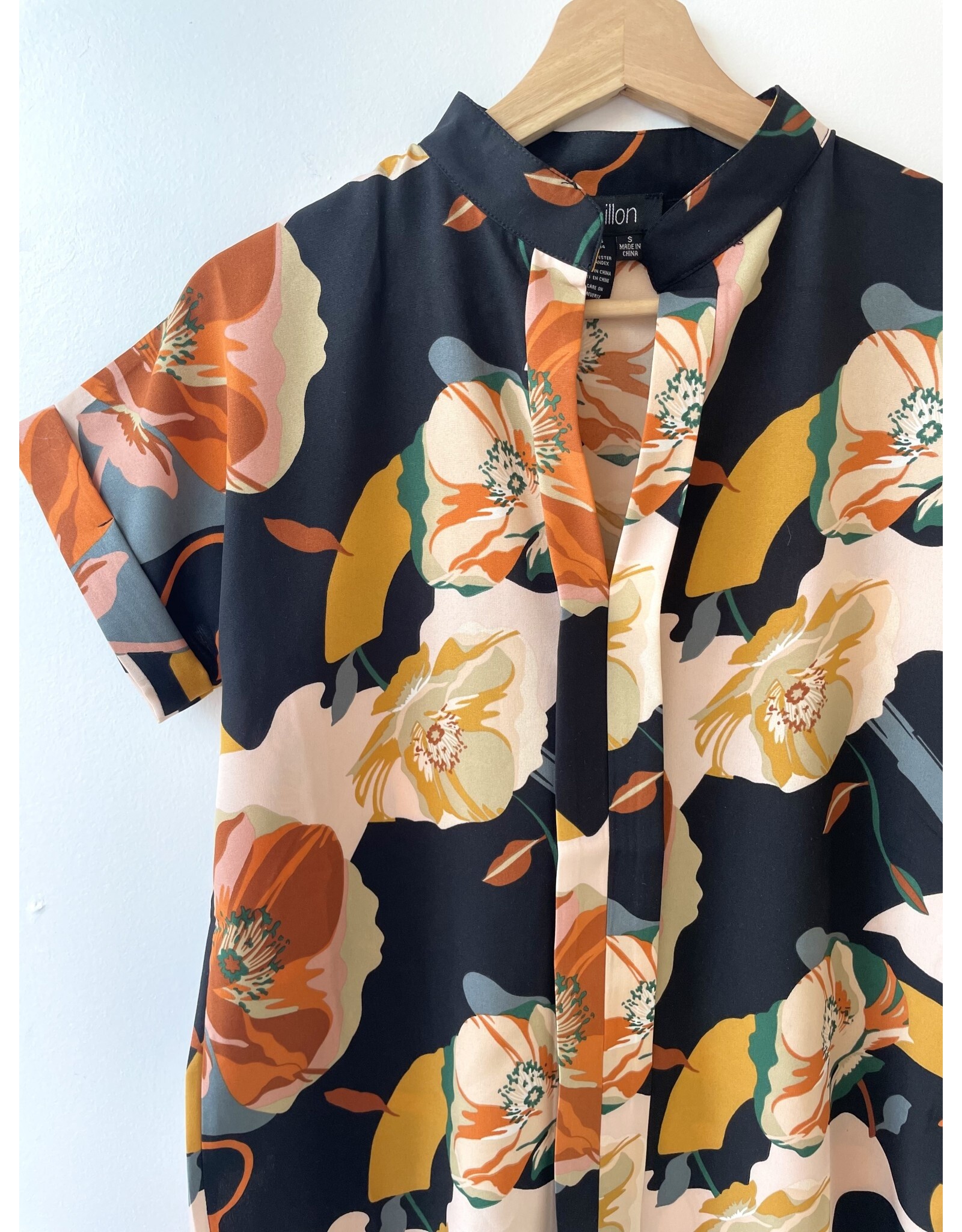 Papillon Papillon - Floral print short sleeve top