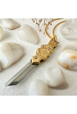 Pika & Bear Pika & Bear - "Love Hurts" Hearts and Arrow Pocket Knife Charm Necklace