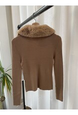 RD Style RD Style - Delores faux fur shirt (camel)